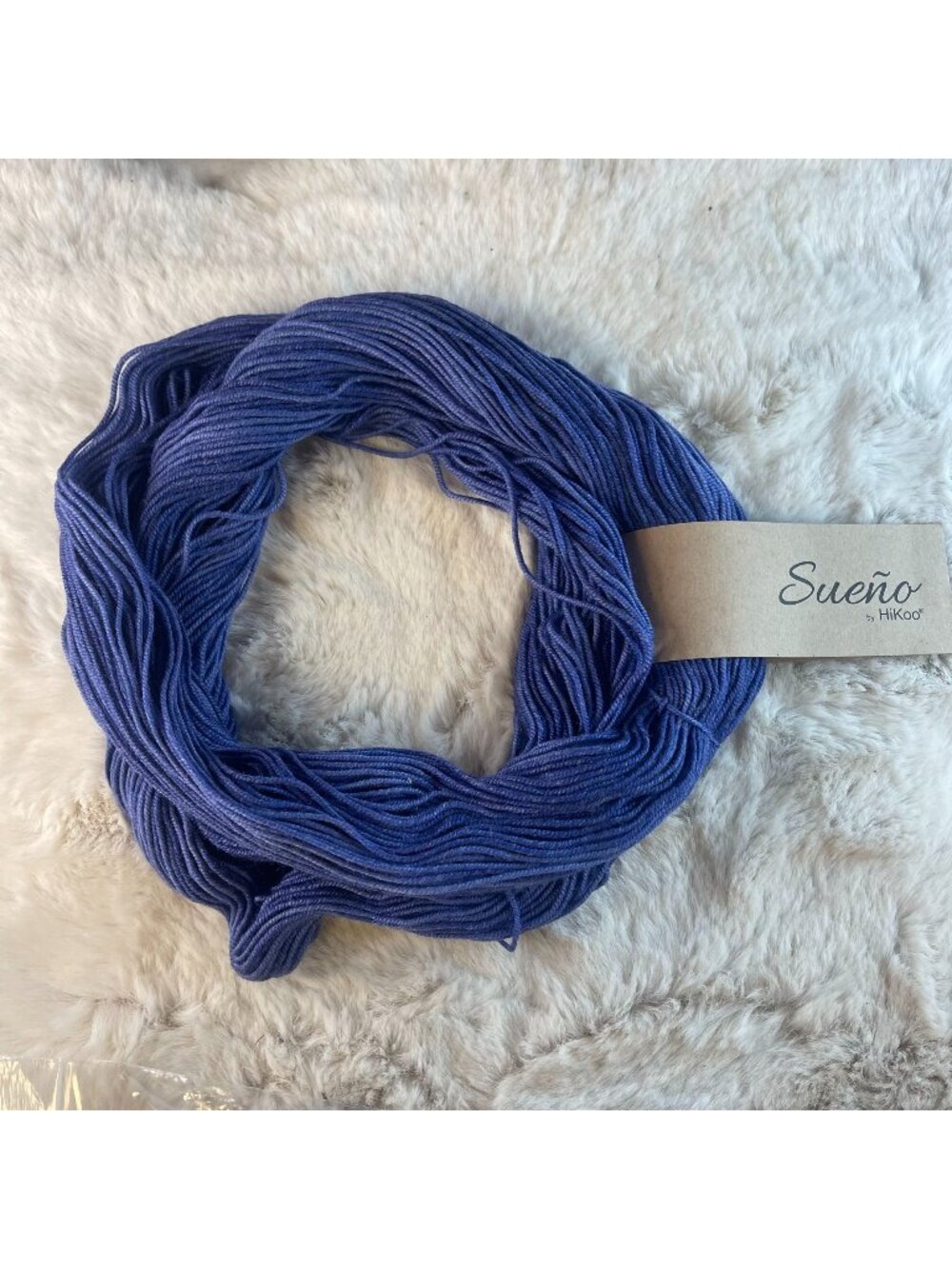 Skacel Sueno Yarn Worsted by Hikoo 1438 Blue Turks-Merino/Bamboo 233 Meters
